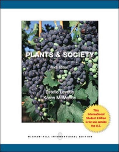 9780071315821: Plants and Society