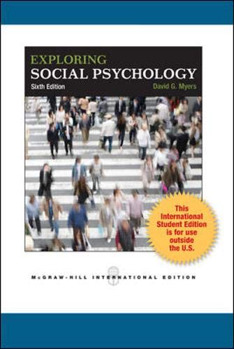 Stock image for Exploring Social Psychology for sale by ThriftBooks-Dallas