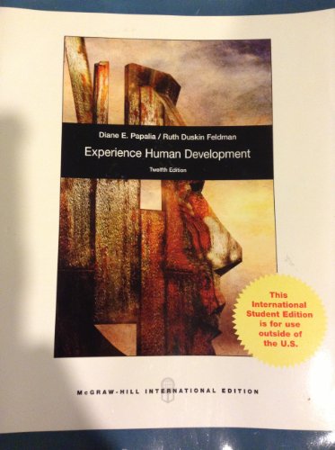 Experience Human Development (9780071316194) by Diane E. Papalia