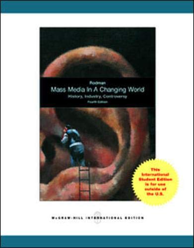 Stock image for Mass Media in a Changing World for sale by dsmbooks