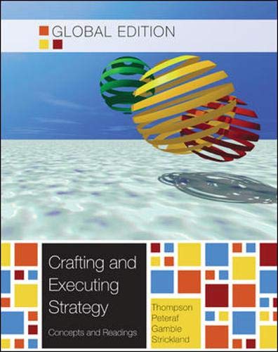 9780071316996: CRAFTING & EXECUTING STRATEGY: CONCEPTS & READINGS GLOBAL EDITION