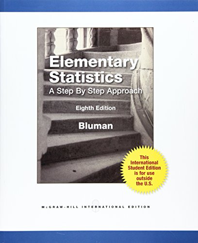Stock image for Elementary Statistics: A Step by Step Approach for sale by Irish Booksellers