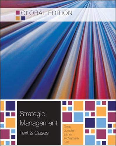 Stock image for Strategic Management: Creating Competitive Advantages for sale by GF Books, Inc.