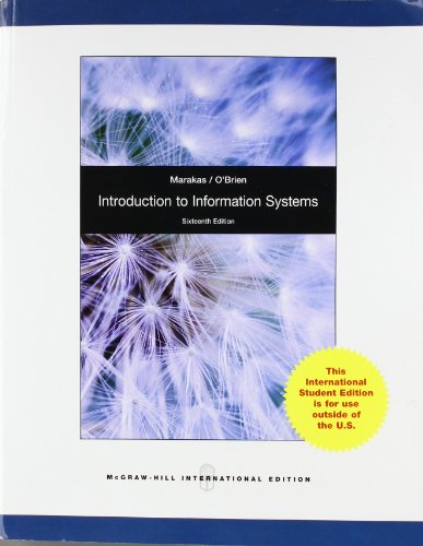 9780071318044: Introdiction to information systems