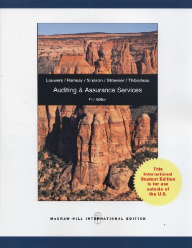 MP Auditing and Assurance Services (9780071318143) by Timothy J. Louwers
