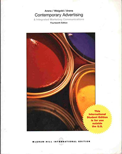 9780071318389: Contemporary Advertising (Int'l Ed)