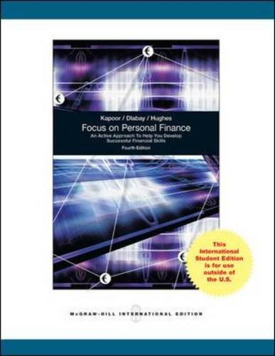 9780071318457: Focus on Personal Finance: An Active Approach to Help You Develop Successful Financial Skills