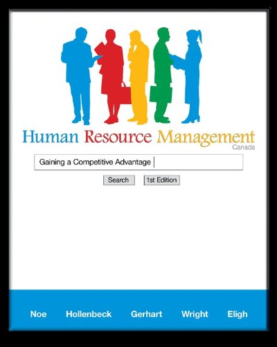 Imagen de archivo de Human Resource Management: Gaining a Competitive Advantage w/ Connect Access Card, CDN Edition a la venta por GF Books, Inc.