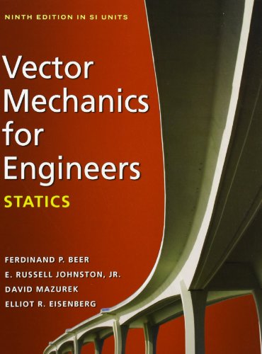 Beispielbild fr Vector Mechanics for Engineers: Statics (SI units) zum Verkauf von Ammareal