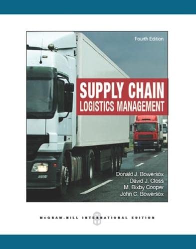 Supply Chain Logistics Management - Bowersox, Donald J., Closs, David J.