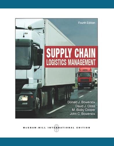 9780071326216: Supply Chain Logistics Management (Asia Higher Education Business & Economics Management and Organization)