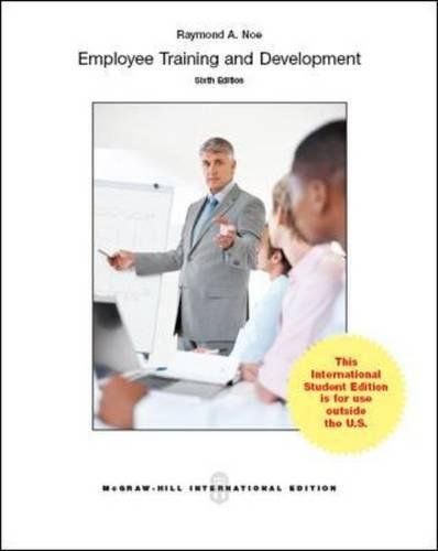 Beispielbild fr Employee Training and Development zum Verkauf von Better World Books