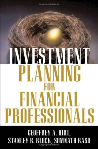 9780071327213: Investment Planning for Financial Professionals