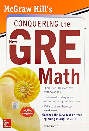 9780071331845: McGraw-Hill's Conquering the New GRE Math 1st (first) by Moyer, Robert (2011) Paperback