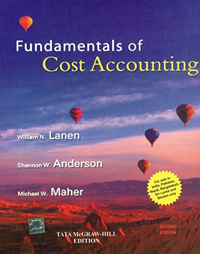 Stock image for Fundamentals of Cost Accounting-S. G. 2ND EDITION for sale by dsmbooks
