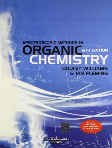 Imagen de archivo de Spectroscopic Methods in Organic Chemistry a la venta por Irish Booksellers