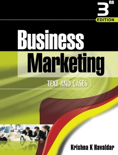 Imagen de archivo de Business Marketing (Text & Cases) a la venta por Revaluation Books