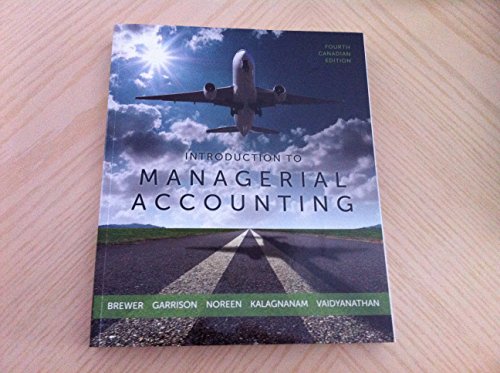 9780071339612: Introduction to Managerial Accounting