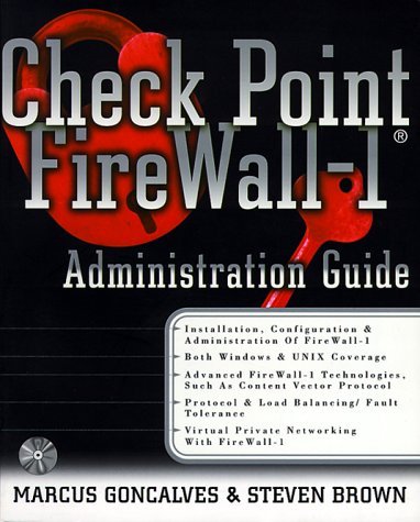 9780071342292: Check Point Firewalls: An Administration Guide