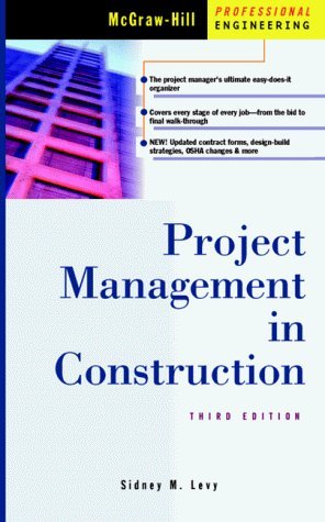 9780071342308: Project Management in Construction (McGraw-Hill Professional Engineering)