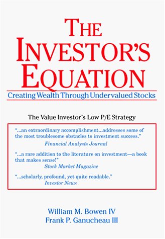 9780071343756: The Investor's Equation: Creating Wealth Through Undervalued Stocks