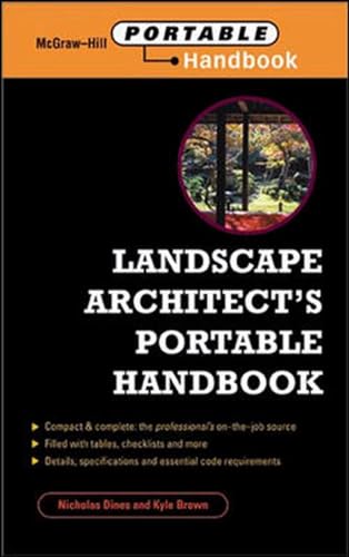 Beispielbild fr Landscape Architect's Portable Handbook zum Verkauf von Wonder Book