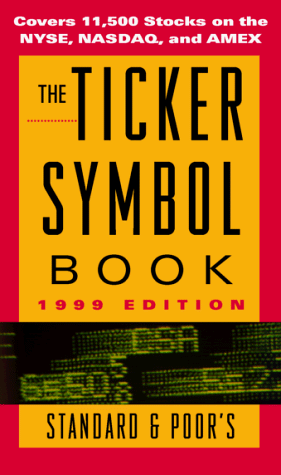 Imagen de archivo de The Ticker Symbol Book a la venta por Blindpig Books