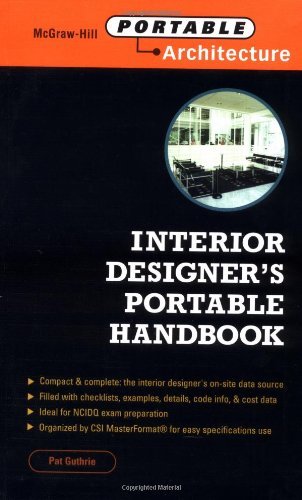 Imagen de archivo de Interior Designer's Portable Handbook a la venta por Ergodebooks