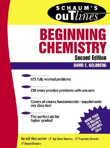 Stock image for Schaum's Outlines of Beginning Chemistry for sale by Better World Books