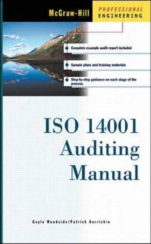 9780071349079: ISO 14001 Auditing Manual (McGraw-Hill Professional Engineering)