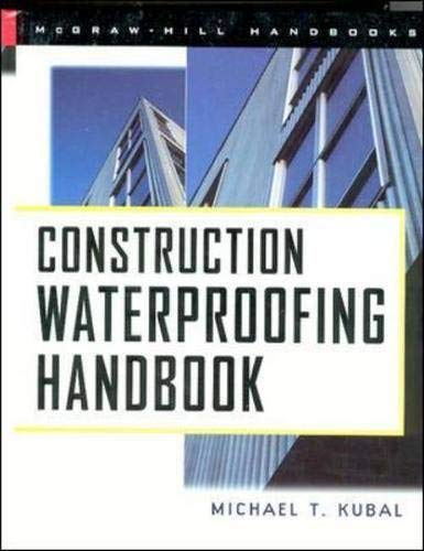 Stock image for Construction Waterproofing Handbook for sale by GF Books, Inc.