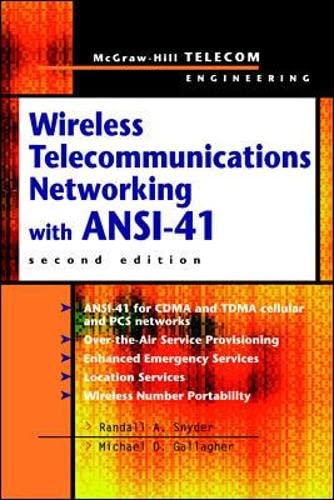 Beispielbild fr Wireless Telecommunications Networking with ANSI-41 (ELECTRONICS) zum Verkauf von WorldofBooks