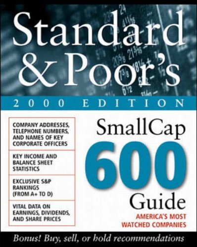 Stock image for Standard and Poor's Smallcap 600 Guide for sale by ThriftBooks-Atlanta