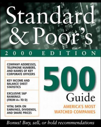 Imagen de archivo de Standard & Poor's 500 Guide a la venta por ThriftBooks-Dallas