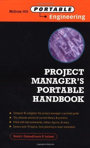 9780071352635: Project Manager's Portable Handbook (Portable Engineering S.)