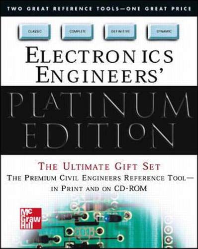 Imagen de archivo de Electronics Engineers' Platinum Edition Book/CD Package a la venta por FOLCHATT