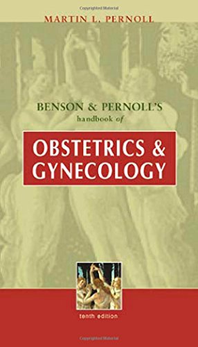 9780071356084: Benson & Pernoll's Handbook of Obstetrics & Gynecology (BENSON AND PERNOLL'S HANDBOOK OF OBSTETRICS AND GYNECOLOGY)