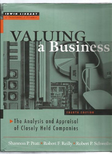 Beispielbild fr Valuing a Business, 4th Edition zum Verkauf von Better World Books