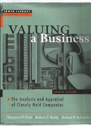 Imagen de archivo de Valuing a Business, 4th Edition a la venta por ThriftBooks-Dallas