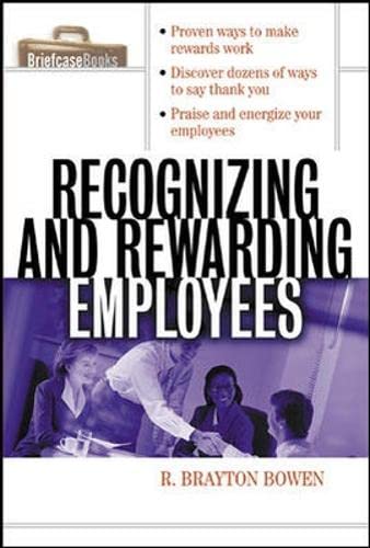 Beispielbild fr Recognizing and Rewarding Employees zum Verkauf von Wonder Book