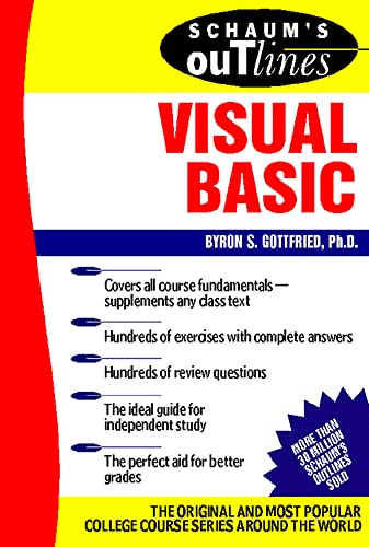 Beispielbild fr Schaum's Outline of Visual Basic: Schaum's Outline of Theory and Problems (SCHAUMS' COMPUTING) zum Verkauf von WorldofBooks