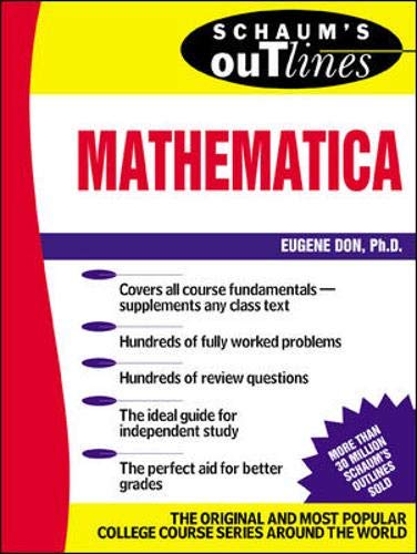 Stock image for Schaum's Outline of Mathematica for sale by Better World Books: West
