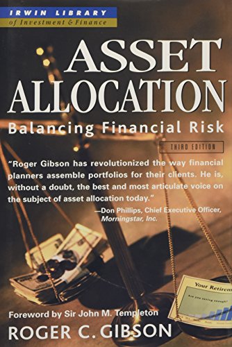 Beispielbild fr Asset Allocation: Balancing Financial Risk zum Verkauf von SecondSale