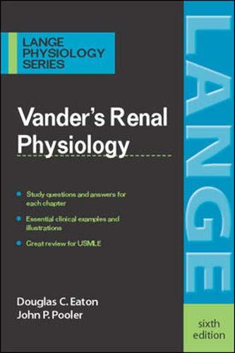 Imagen de archivo de Vander's Renal Physiology, 6/E a la venta por ThriftBooks-Dallas