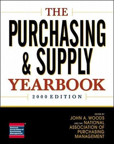 Stock image for Purchasing and Supply Yearbook for sale by Better World Books: West