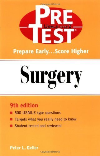 9780071359542: Surgery: PreTest Self-Assessment and Review