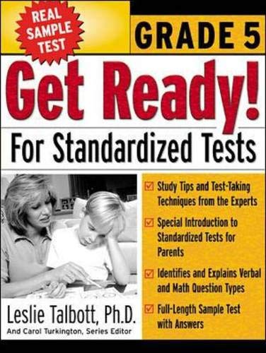 Imagen de archivo de Get Ready! for Standardized Tests : Grade 5 Set a la venta por Better World Books