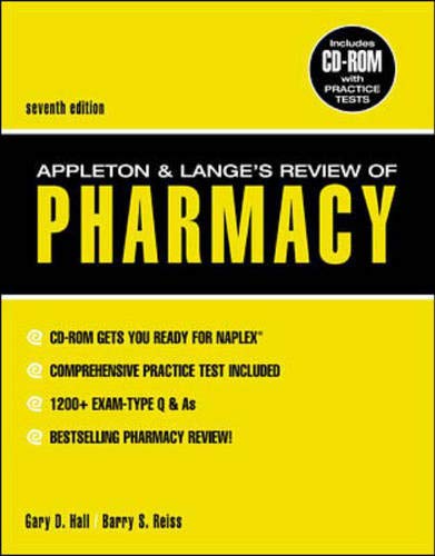 Appleton & Lange's Review of Pharmacy (9780071360883) by Hall, Gary D.; Reiss, Barry S.