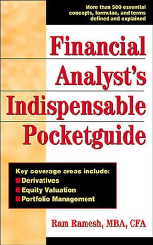Beispielbild fr Financial Analyst's Indispensable Pocket Guide zum Verkauf von Wonder Book