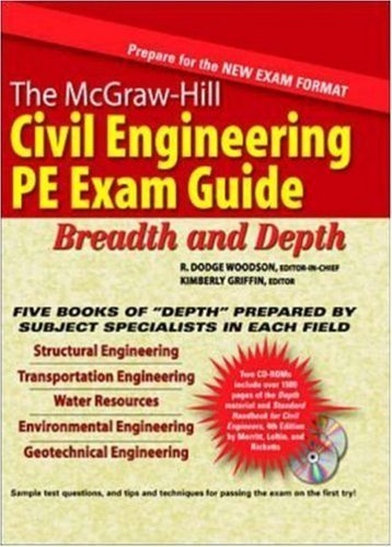 Imagen de archivo de The McGraw-Hill Civil Engineering PE Exam Guide: Breadth and Depth a la venta por BombBooks